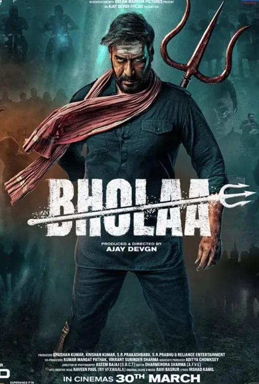 Bholaa action movie on demand streaming poster